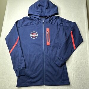 Ventures Endurance Hot Chocolate Run Navy Blue Full Zip Hoodie Jacket Womens M